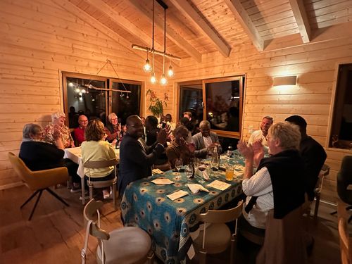 Gemütliches Abendessen